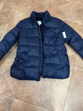 Old Navy Navy Women's Maternity Puffer Jacket